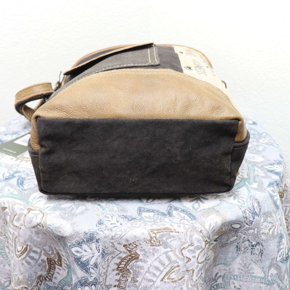 NEW Myra Bag Upcycled Crossbody Bag Canvas Purse - Picture 5 of 8
